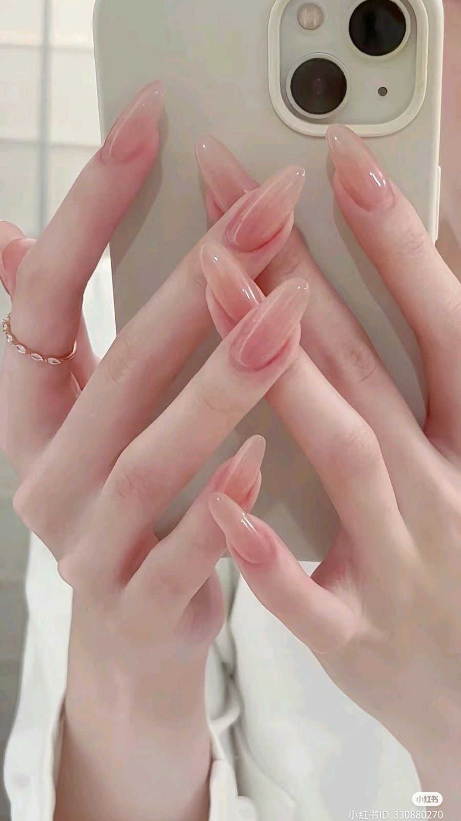 Barely Blush – Glazed Nude Press-On Nail Set