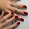 Royal Cherry – Classic Red Press-On Nail Set